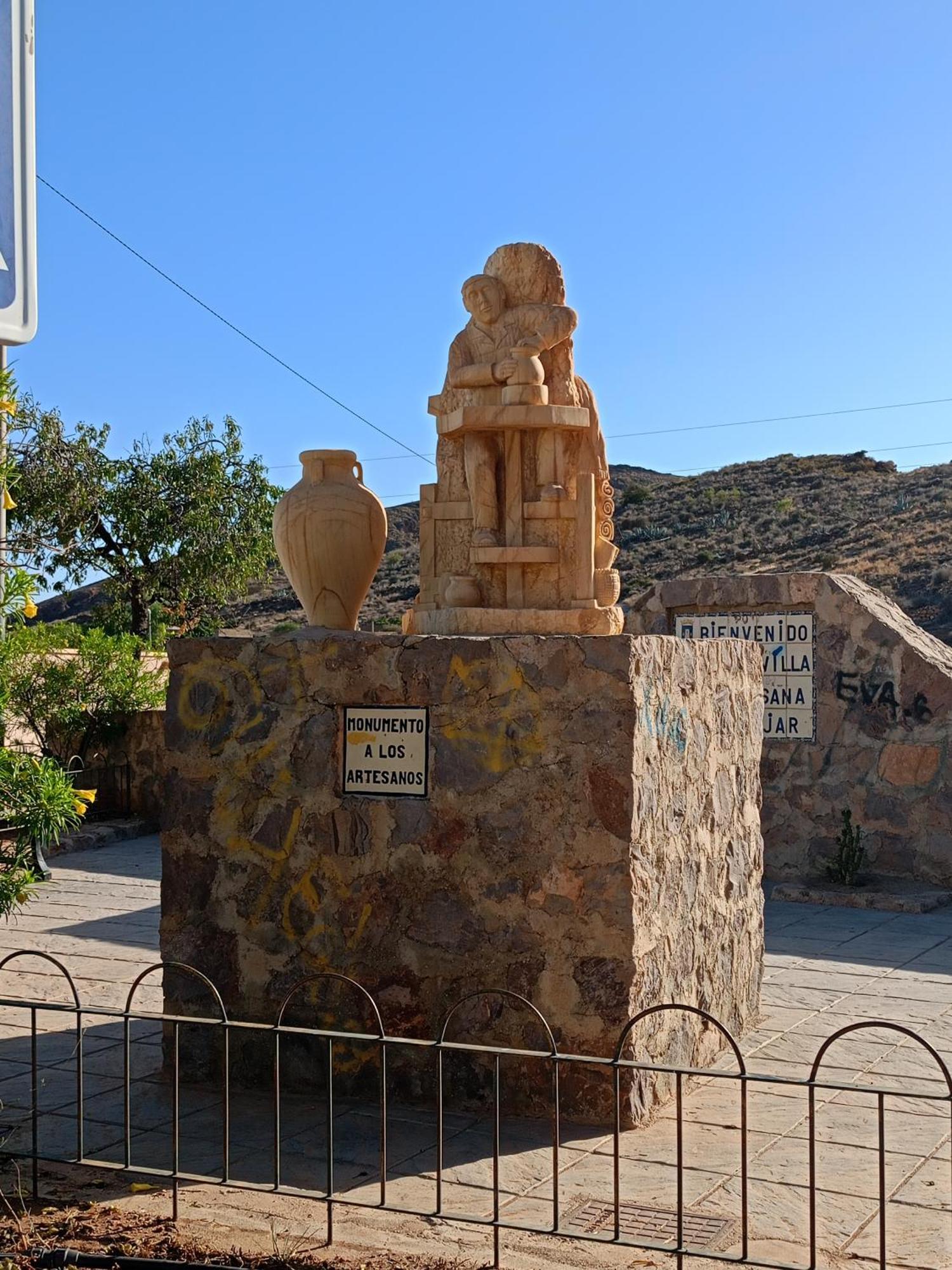 Encantadora Casa-Cueva En Pleno Barrio Alfarero De Níjar Buitenkant foto